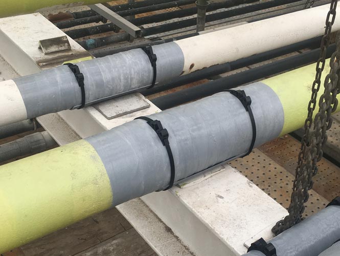 Pipeline Touch points with corrosion prevention Denso Colortape