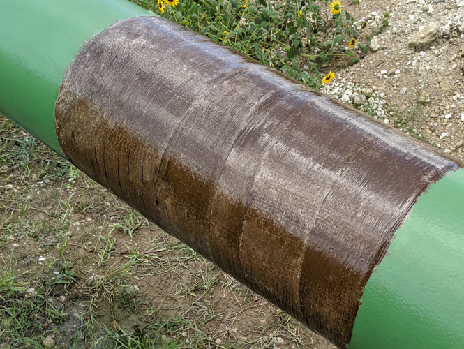 Pipeline bore wrap