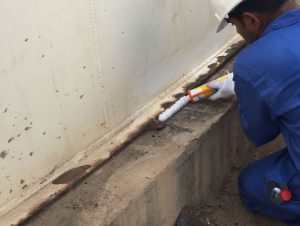 viscotaq viscosealant tank chime sealing