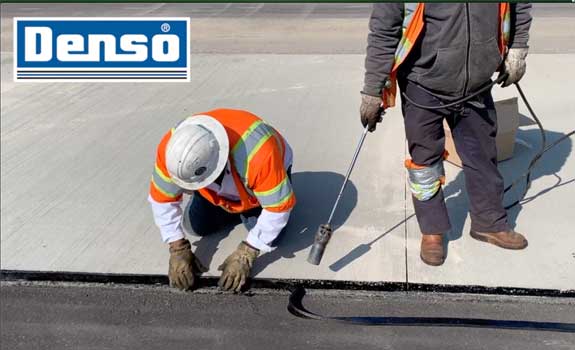 DensoBand™  Application – Crack Prevention Along Asphalt Joints