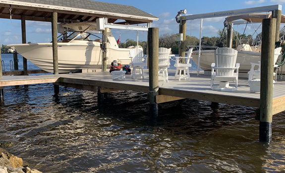 Boat Dock Timber Pile Rehabilitation